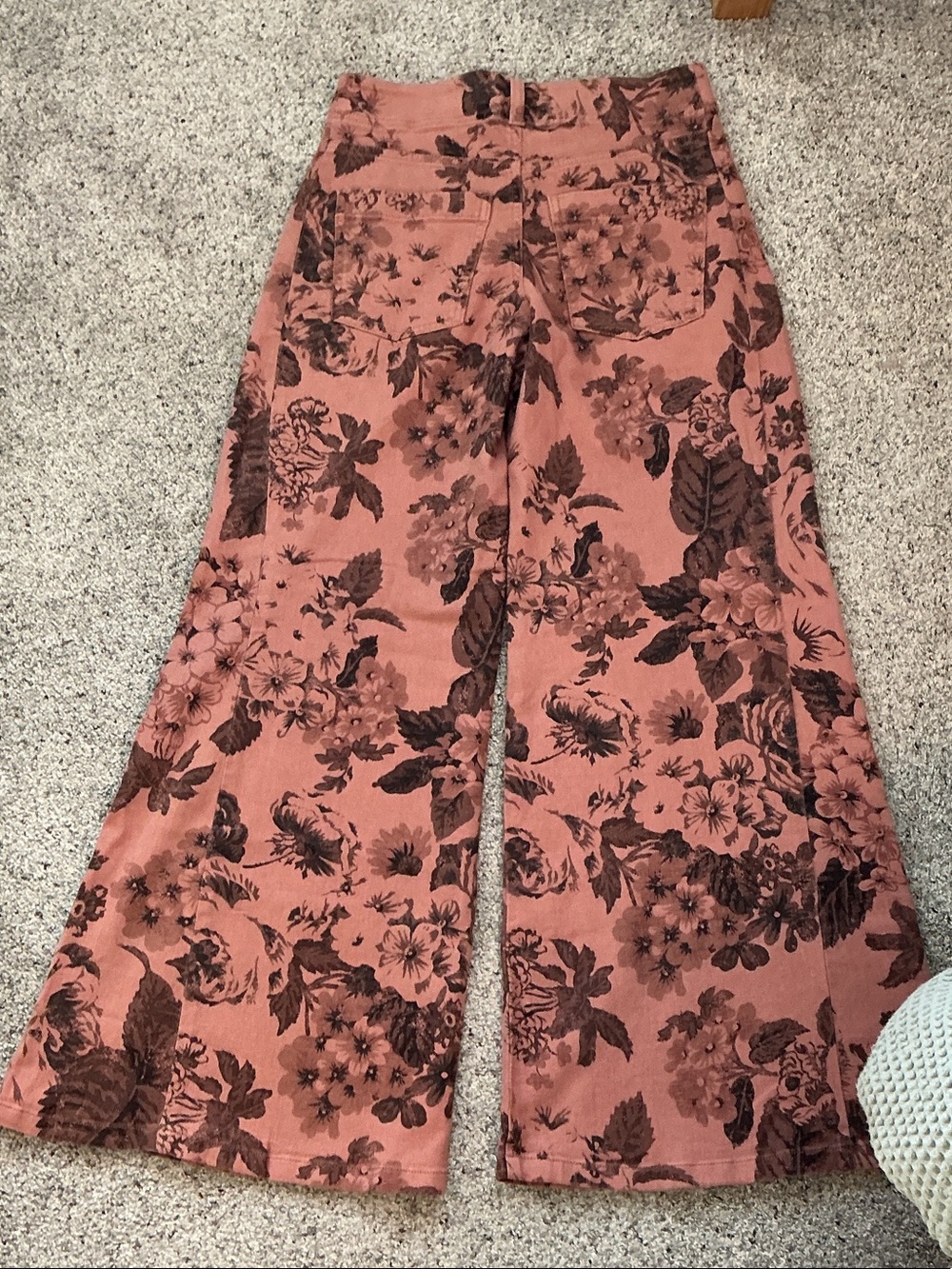 Pilcro Adi Floral Wide-Leg Pants ~ Vintage Rose - Picture 10 of 10